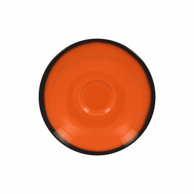 LEA orange -  skl for begge kaffekoppene 15cm