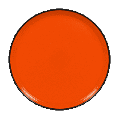 FIRE tallerken rett kant 20cm orange