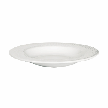 TALLERKEN DYP 25 CL 23cm      FASETT-HVITT