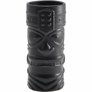 Tiki mug, svart 40 cl