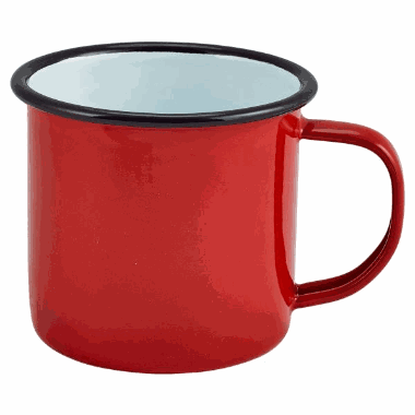 Enamel Mug Red 36cl/12.5oz