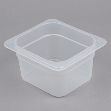 Kantine 1/6-100mm. 1,5ltr.Polypr. plast 17,6x16,2 cm