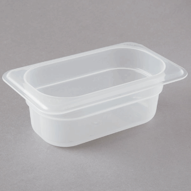 Kantine GN1/9-65mm. 0,6ltr. polyplast Cambro 17,6x10,8 cm