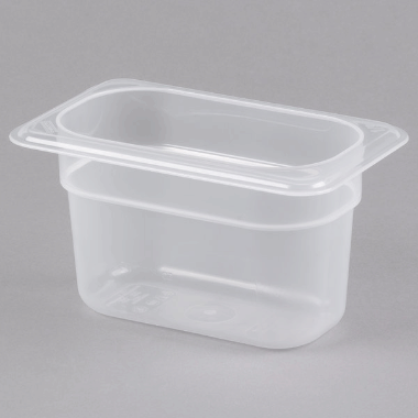 Kantine 1/9-100mm. 0,85ltr. Polypropylen Plast 17,6x10,8 cm