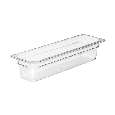 Cambro kantine 2/4-100 mm klar polycarbonat 53x16,2 cm