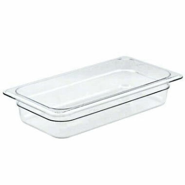 Cambro kantine 1/3-65 mm klar polycarbonat 17,6x32,5