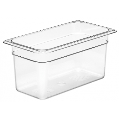 Cambro kantine 1/3-150 mm klar polycarbonat 17,6x32,5