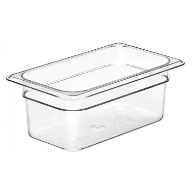 Cambro kantine 1/4-100 mm klar polycarbonat 26,5x32,5 cm