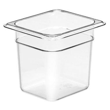 Cambro kantine 1/6-150 mm klar polycarbonat 17,6x16,2 cm