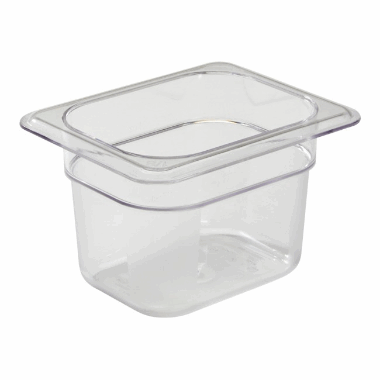 Cambro kantine 1/8-100 mm klar polycarbonat