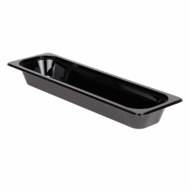 Cambro kantine 2/4-65 mm sort 53x16,2 cm