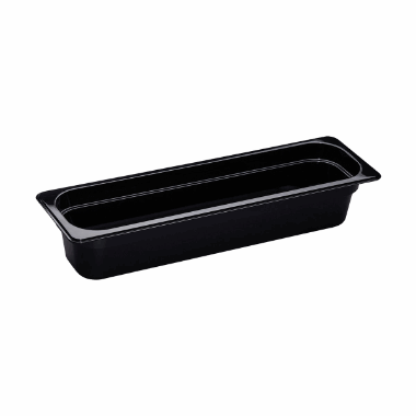 Cambro kantine 2/4-100 mm sort 53x16,2 cm