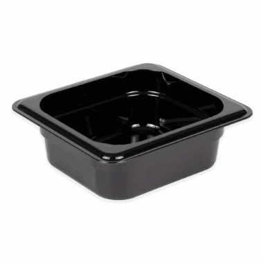 Cambro kantine 1/6-65 mm sort 17,6x16,2 cm