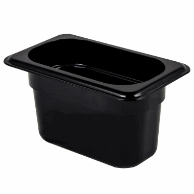 Cambro kantine 1/9-100 mm sort 17,6x10,8 cm