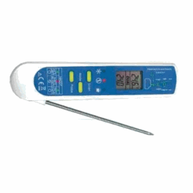 Infrard temperatur termometer  m/probe -55 til 330C,  IP65