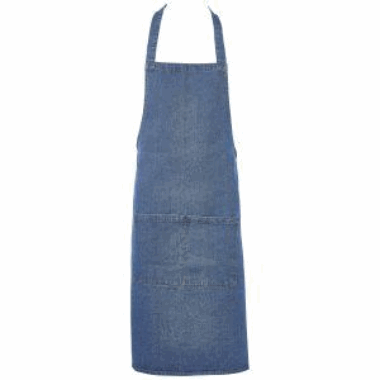 Forstykke Denim lang 70x90cm, vasket (lys)