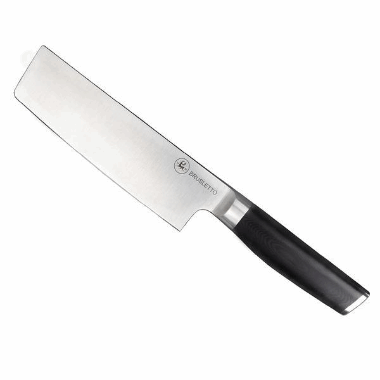 Brusletto Chopper/kniv svart 16 cm. Stl, komposittgrep