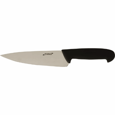 Kokkekniv  20cm Svart plastskaft