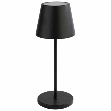 Bordlampe svart Merle, H:30,5cm :11cm  oppadbarl