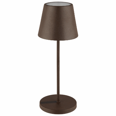 Bordlampe rust Merle, H:30,5cm :11cm  oppadbar