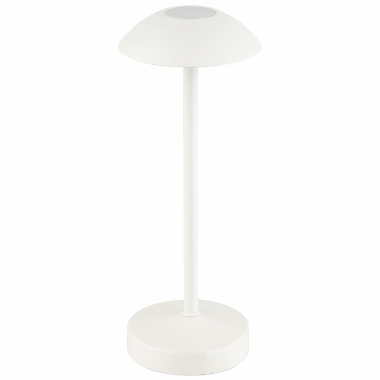 Bordlampe hvit Alva, H:20cm :8cm  oppadbar