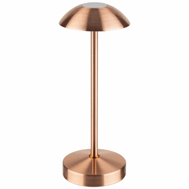 Bordlampe kobber Alva, H:20cm :8cm  oppadbar