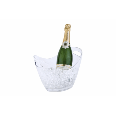 Champagne/ vinkjler 27x20 H2cm Klar Acryl 3liter