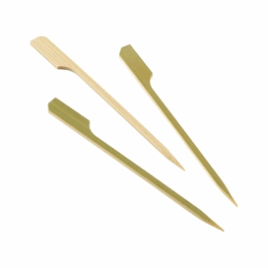 Bamboo Gun Shaped Paddle Skewers 12cm/4.75  (100pcs)