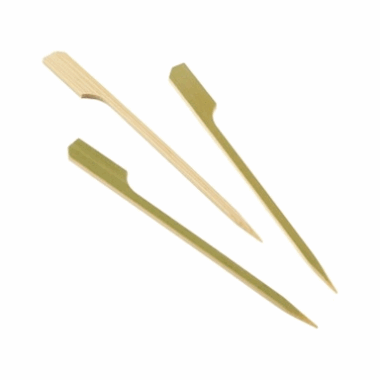 Bamboo Gun Shaped Paddle Skewers 18cm/7  (100pcs)