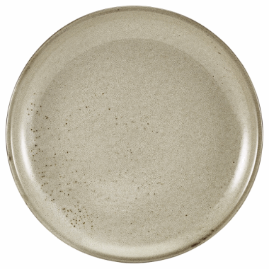 Terra Porcelain Grey Coupe Plate 24cm 