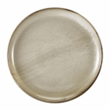 Terra Porcelain Grey Coupe Plate 27cm 