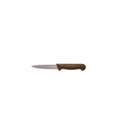 Genware 4  Vegetable Knife Brown