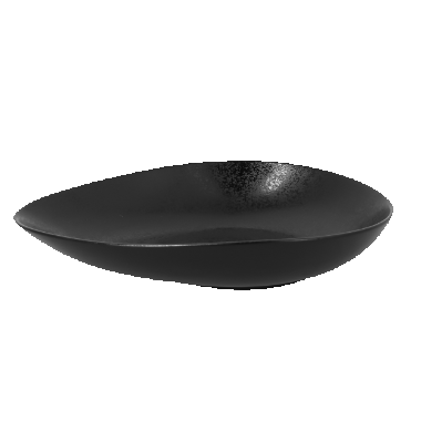 Shaped bolle 28x23cm svart