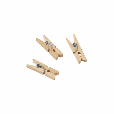 Miniature Wooden Pegs 2.5cm/1   (1000pcs)