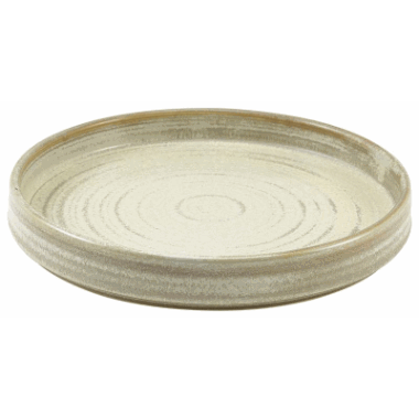 Terra Porcelain MATT GREY Presentation Plate 21cm 