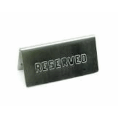 Reservert skilt rfr stl  Reserved  15 X 5cm