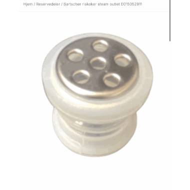 Dampventil, lokk for Bartscher riskoker